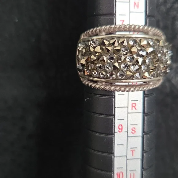 Brighton Retired Marcasite Ring Size 7.5 - Picture 8 of 8